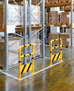 Arceaux de protection pour entrepôt