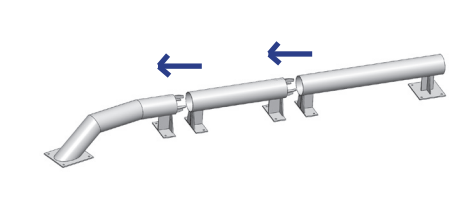 assemblage guides roues camion