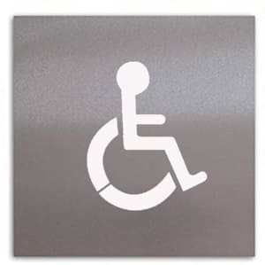 Pochoir avec pictogramme PMR