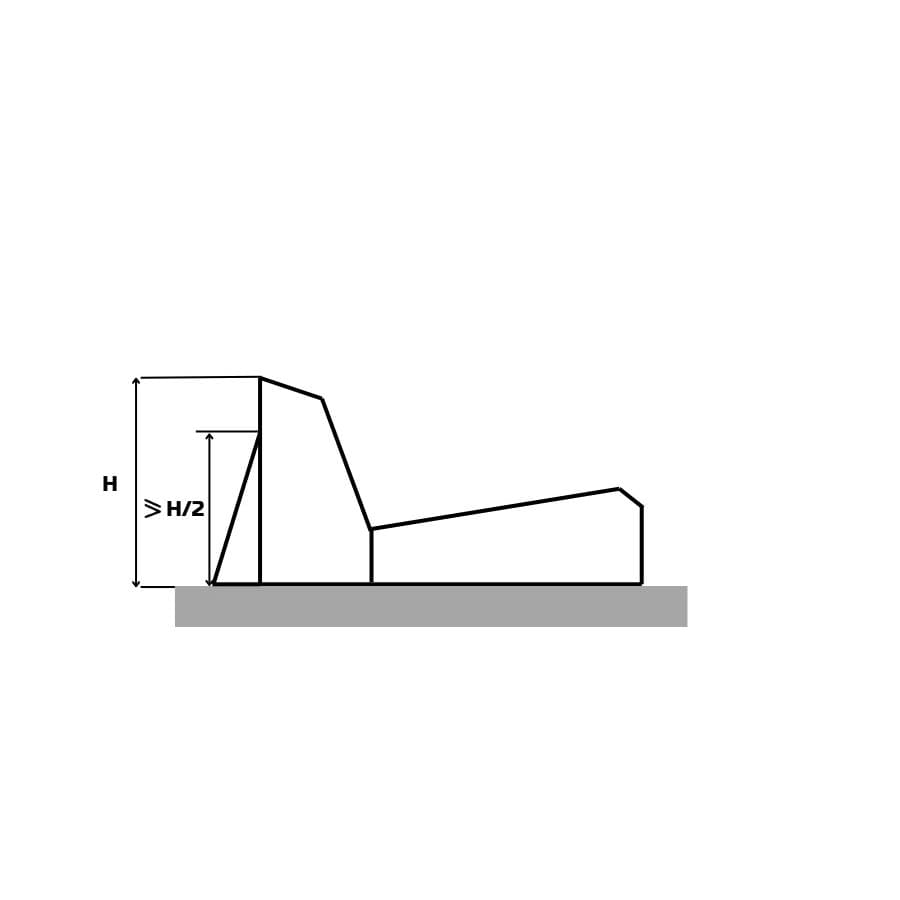 Pose de bordure en béton avec calage