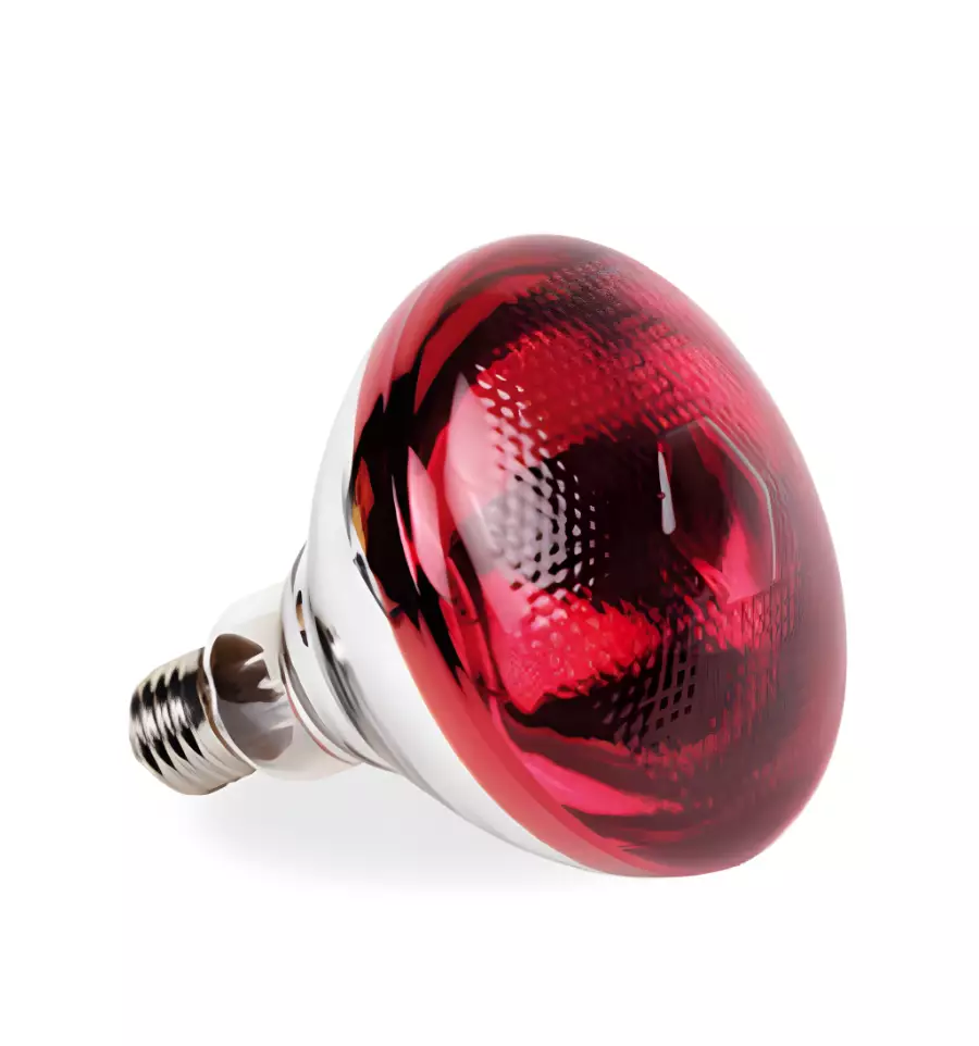 Ampoule chauffante rouge