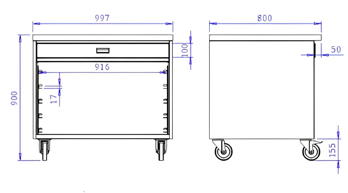 Dimensions meuble parisien