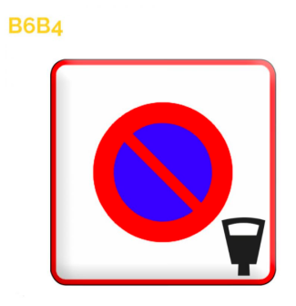 Panneau de signalisation B6B4