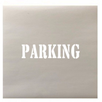 Pochoir parking 