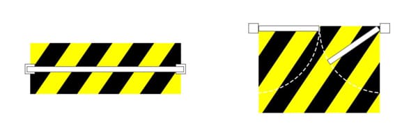 bande de signalisation pour portes