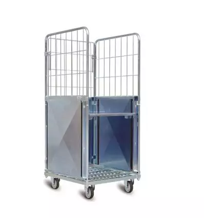 Chariot ergonomique 3 côtés