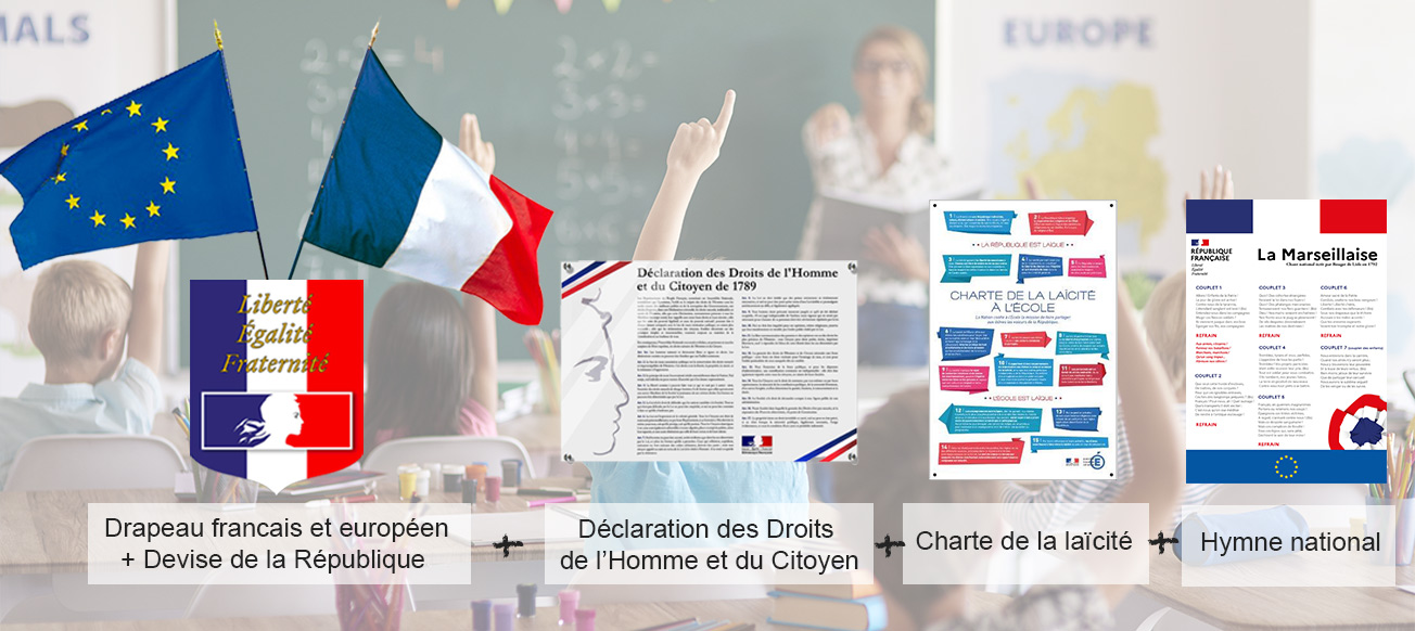pavoisement école loi Blanquer