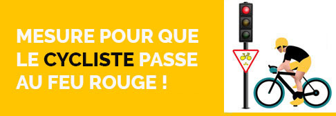 Panneau vélo feu rouge : la mesure pour les cyclistes