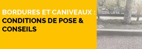 Comment poser des bordures et caniveaux en béton ?