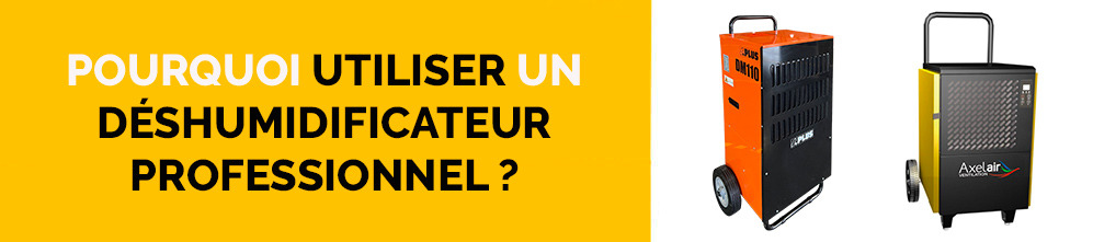 Pourquoi utiliser un déshumidificateur professionnel ?